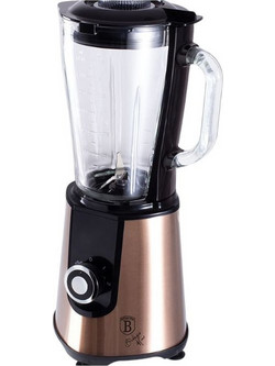Berlinger Haus Metallic Line Edition BH-9448 Μπλέντερ με Γυάλινη Κανάτα 1.7lt 1000W Rose Gold