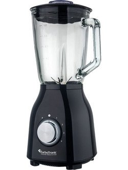 TurboTronic TT-BG6 Μπλέντερ για Smoothie με Γυάλινη Κανάτα 1.5lt 1400W Κόκκινο