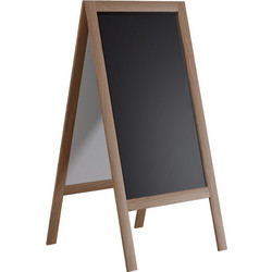 Stand μενού Felex pakoworld καρυδί-μαύρο 50x25x100εκ