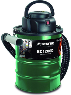 Stayer BC1200 Σκούπα Στάχτης 1200W με Κάδο 20lt