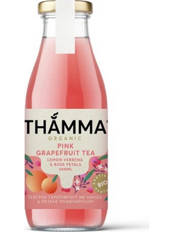ΤΣΑΙ ΡΟΖ ΓΚΡΕΙΠΦΡΟΥΤ ΜΕ ΛΟΥΙΖΑ ICE TEA 300ML THAMMA BIO