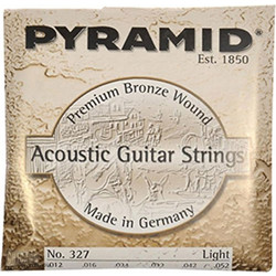 Pyramid Σετ 6 Χορδές Ακουστικής Κιθάρας Phosphor Bronze 12-52" Light Tension
