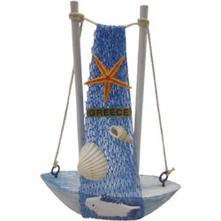 ΔΙΑΚΟΣΜΗΤΙΚΟ ΣΟΥΒΕΝΙΡ ΚΑΡΑΒΑΚΙ GREECE 14X11CM 07
