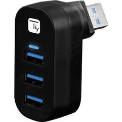 Techly IUSB3-HUB3-ROTB USB Hub 3.0 USB-A με 3 Θύρες USB-A