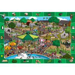 Παιδικό Puzzle Eurographics A Day in The Zoo 100 Κομμάτια