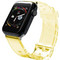 Hurtel Light Λουράκι Σιλικόνης Transparent / Yellow (Apple Watch 42 / 44 / 45mm)