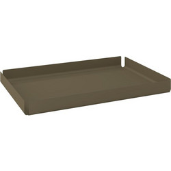 Διακοσμητικός Δίσκος (Ortho) - Matt Light Bronze, Pam & Co, W30 x D20 x H3 (cm) 33020-963