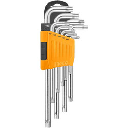 Ingco HHK13092 Σετ Κλειδιά Torx Μακριά T10-T50mm