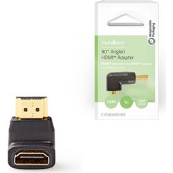 Αντάπτορας HDMI ΑΡΣΕΝΙΚΟ σε HDMI θηλυκό υπό γωνία 90