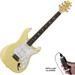 PRS Guitars SE Silver Sky 3J Ηλεκτρική Κιθάρα ST Style με SSS Μαγνήτες και Ταστιέρα Rosewood Moon White