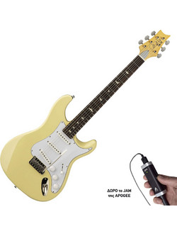 PRS Guitars SE Silver Sky 3J Ηλεκτρική Κιθάρα ST Style με SSS Μαγνήτες και Ταστιέρα Rosewood Moon White