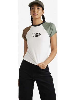 DOME SHRUNKEN RAGLAN TEE SALT