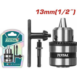 TOTAL ΤΣΟΚ ΔΡΑΠΑΝΟΥ ΜΕ ΚΛΕΙΔΙ 1/2" - 13mm ΚΑΙ ΑΝΤΑΠΤΟΡΑ (TAC451301.1)