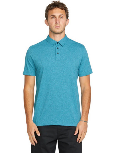 Volcom Wowzer Ανδρική Μπλούζα Polo Κοντομάνικη Μπλε A0112303
