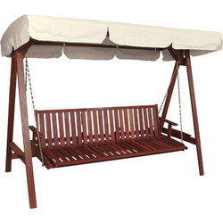ΚΟΥΝΙΑ - ΚΡΕΒΑΤΙ ΚΗΠΟΥ ΞΥΛΙΝΗ RED SHOREA 252x129 x15(h)cm
