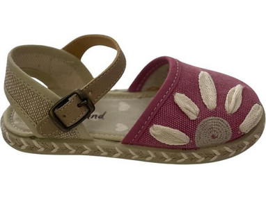 Πέδιλο εσπαντρίγια Childrenland ροζ με πόρπη (9803-20 FRAMBUESA)