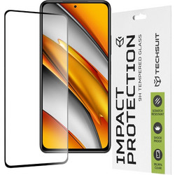 Techsuit 111D Full Glue Tempered Glass (Xiaomi Mi 11i / Poco F3) Black