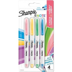 SHARPIE S-ΝΟΤΕ CHISEL.BLISTER 4ΤΜΧ - Sharpie