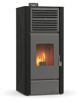 Thermogatz GSP 14 Canalize Black Σόμπα Pellet Αερόθερμη 14.3kW