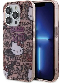 Hello Kitty IML Tags Graffiti case for iPhone 14 Pro - pink - (Hel000022-0)