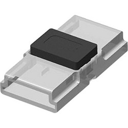 ΣΥΝΔΕΣΜΟΣ ΤΑΙΝΙΑΣ LED ΕΝΔΙΑΜΕΣΟΣ SLIM 10mm ΔΙΑΦΑΝΟΣ IP65 CUBALUX
