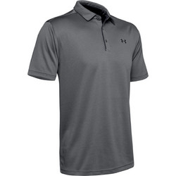 Under Armour Tech Ανδρική Αθλητική Μπλούζα Polo Ανθρακί 1290140-040