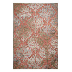Χαλί BOHEME 18533-ΠΟΡΤΟΚΑΛΙ-ΚΑΦΕ Tzikas Carpets ΣΕΤ ΚΡΕΒ/ΡΑΣ 067X140 (2) / 067X220 (1)
