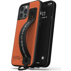DIESEL Handstrap Case Utility Twilliphone 12 Pro Max czarno-pomaranczowy/black-Orange - (44289)