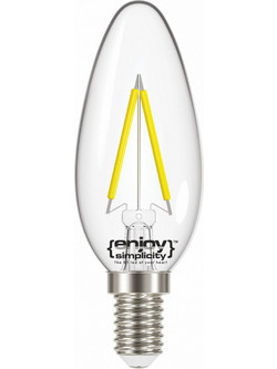 EL822820 | EL822820 | LED FILLAMENT CLEAR|B35 2W(25w) E14|6500k|250lm|enjoysimplicity(TM)