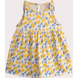 Βρεφικό Φόρεμα για Κορίτσια Lemon Print ΛΕΥΚΟ