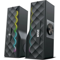 Marvo SG-280 Ασύρματα Ηχεία Υπολογιστή 2.0 3W με Bluetooth & RGB Φωτισμό Black