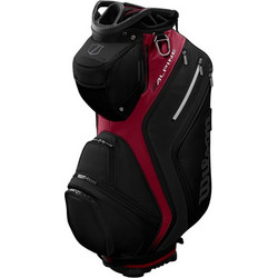 Wilson - Alpine Cart Bag with Embroidery - Black/Red