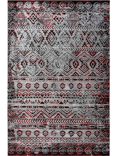 Ecarpets Focus Χαλί Ορθογώνιο 160x230cm NP 166 Grey - Red