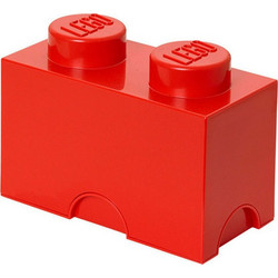 Lego Storage 2-Stud Brick Red για 3+ Ετών