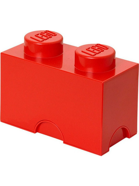 Lego Storage 2-Stud Brick Red για 3+ Ετών