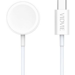 Vidvie WLC1411-T USB-C Φορτιστής Smartwatch Λευκό