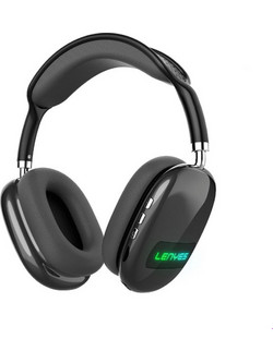 Lenyes LH76 Ασύρματα Bluetooth Ακουστικά Over Ear Μαύρα