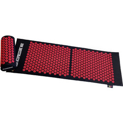 Rea Στρώμα Acupressure Set πιέσεων: Στρώμα 128x42cm & Μαξιλάρι 37x15x10cm - Μαύρο/Κόκκινο