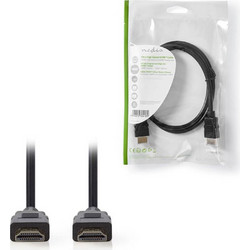 Nedis Καλώδιο HDMI 1.4 HDMI Male to HDMI Male 1m Black CVGP35000BK10