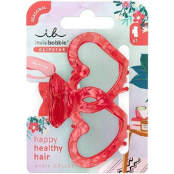 AMBITAS Invisibobble Clipstar M Oasis Lovers Nest Κλάμερ Μαλλιών Σε Σχήμα Καρδιά 1 Τεμάχιο