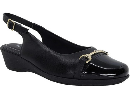 Piccadilly Γυναικεία Casual 143209-8 Preto Napa Verniz