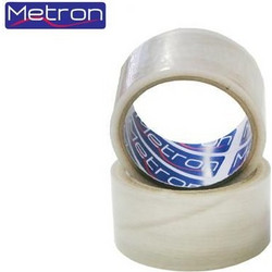 METRON 38mmx50 m Ταινία συσκευασίας διαφανής αθόρυβη