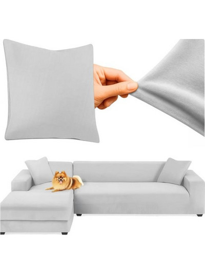Ruhhy 26035 Light Gray Sofa Cover 145-185cm - (18293-0)