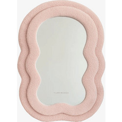 Καθρέπτης τοίχου Wave Fleece Pink Small 70 x 50 x 4 cm