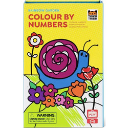 TIGER TRIBE ΣΕΤ ΔΡΑΣΤΗΡΙΟΤΗΤΩΝ - Colour by Numbers Rainbow Garden 20205