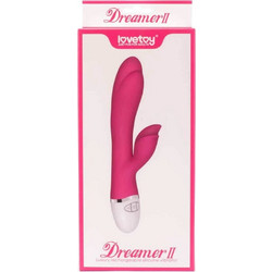 Lovetoy Dreamer II Δονητής Rabbit 20.5cm Rose Κόκκινος