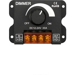 Dimmer ταινίας Led 12-24V DC 30A 12V 360W 24V 720W