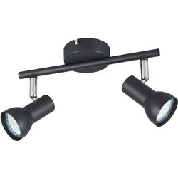 Φωτιστικό Οροφής - Σποτ Cantar R81792032 25,5x8x15,5cm 2xGU10 5W Black RL Lighting