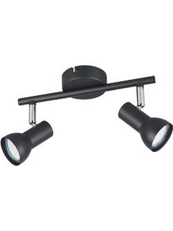 Φωτιστικό Οροφής - Σποτ Cantar R81792032 25,5x8x15,5cm 2xGU10 5W Black RL Lighting