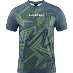 CUBE ΜΠΛΟΥΖΑ ΜΕ ΚΟΝΤΟ ΜΑΝΙΚΙ ATX ROUND NECK JERSEY S/S - 12387 Λαδί